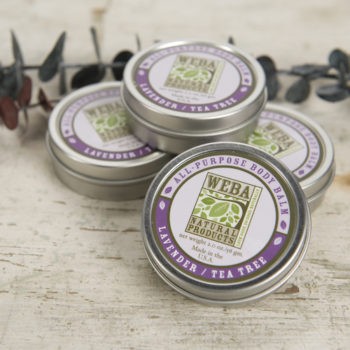 Lavender Tea Tree Body Balms group of four