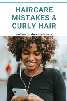 Haircare mistakes and curly hair