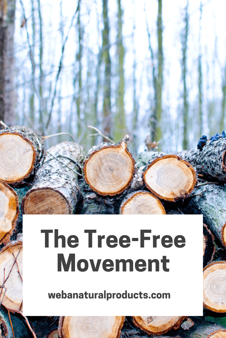 The Tree Free Movement Pinterest graphic