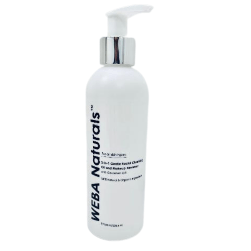 weba naturals facial cleansing oil and makeup remover