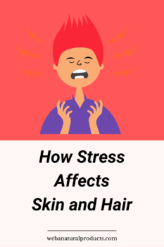 How Stress Affects Skin and Hair Blog graphic